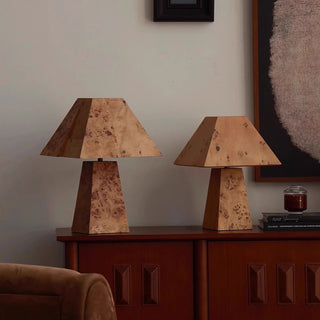 Kai Trapezoidal Cork Table Lamp