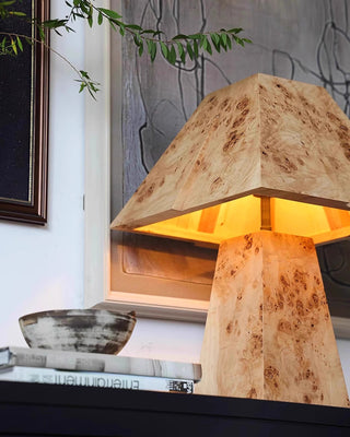Kai Trapezoidal Cork Table Lamp