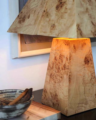 Kai Trapezoidal Cork Table Lamp