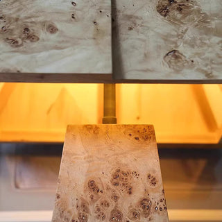 Kai Trapezoidal Cork Table Lamp