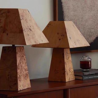 Kai Trapezoidal Cork Table Lamp