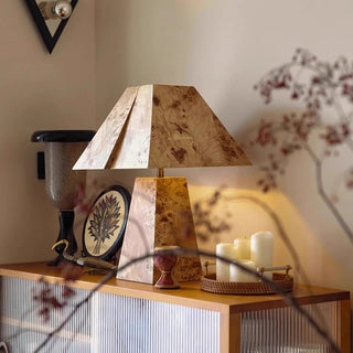 Kai Trapezoidal Cork Table Lamp