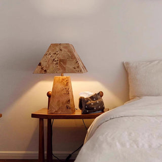 Kai Trapezoidal Cork Table Lamp