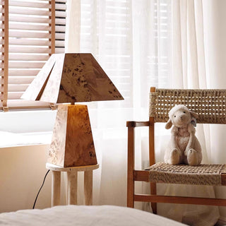 Kai Trapezoidal Cork Table Lamp
