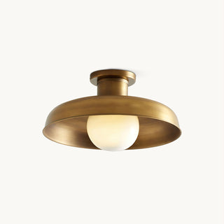 Athena Brass Dome Ceiling Light