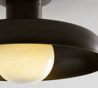 Athena Brass Dome Ceiling Light