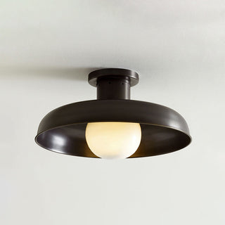 Athena Brass Dome Ceiling Light