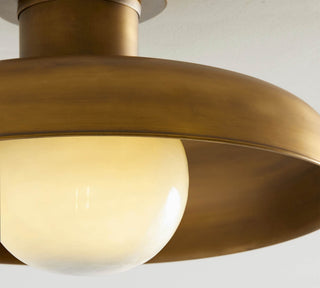 Athena Brass Dome Ceiling Light