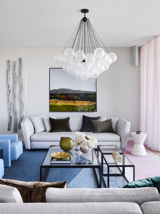 Cloud Contemporary Glass Chandelier