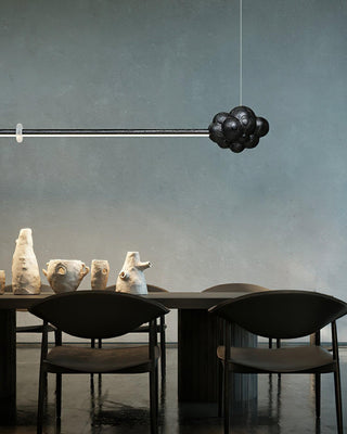 Stratus Minimalist Wood Chandelier