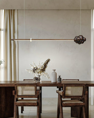 Stratus Minimalist Wood Chandelier