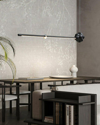 Stratus Minimalist Wood Chandelier