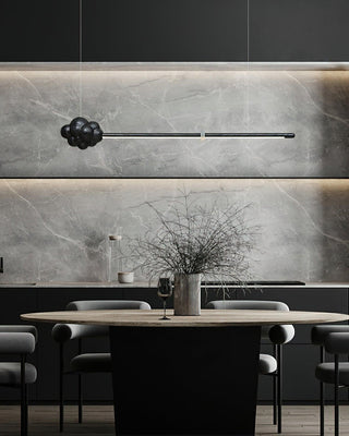 Stratus Minimalist Wood Chandelier