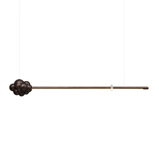 Stratus Minimalist Wood Chandelier
