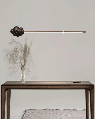 Stratus Minimalist Wood Chandelier