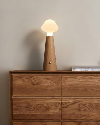 Nimbus Whimsical Wood Table Lamp