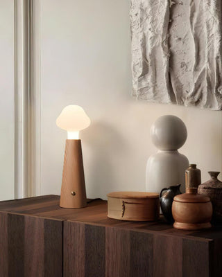 Nimbus Whimsical Wood Table Lamp