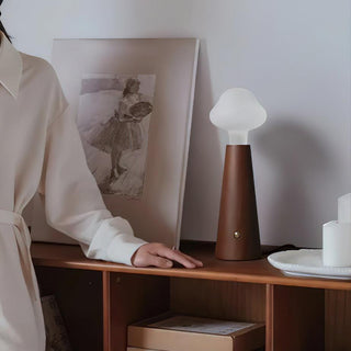 Nimbus Whimsical Wood Table Lamp