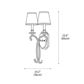 Coby Vintage Brass Wall Light