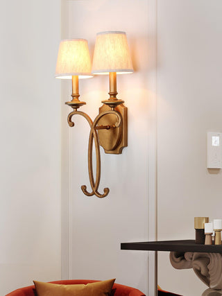 Coby Vintage Brass Wall Light