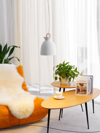 Coil Minimalist Metal Pendant Light