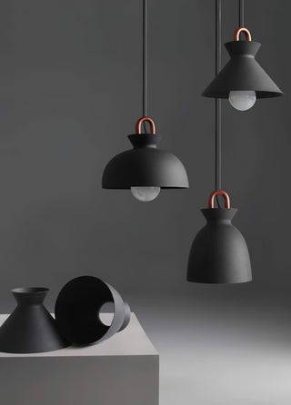 Coil Minimalist Metal Pendant Light