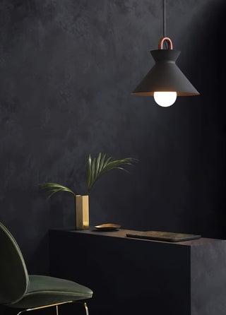 Coil Minimalist Metal Pendant Light