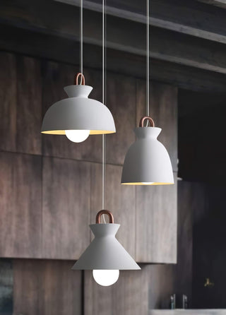 Coil Minimalist Metal Pendant Light