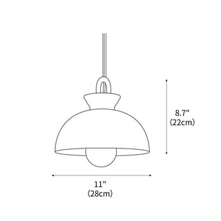 Coil Minimalist Metal Pendant Light
