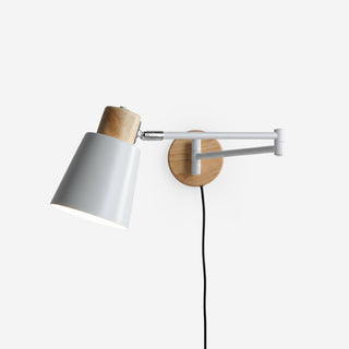 Niko Contemporary Wood Wall Lamp