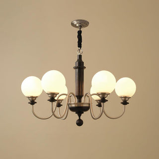 Colonial Grace Retro Wood Chandelier