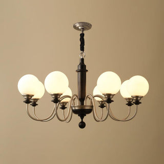 Colonial Grace Retro Wood Chandelier