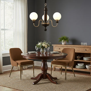 Colonial Grace Retro Wood Chandelier