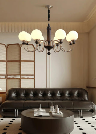 Colonial Grace Retro Wood Chandelier