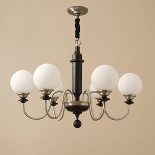 Colonial Grace Retro Wood Chandelier