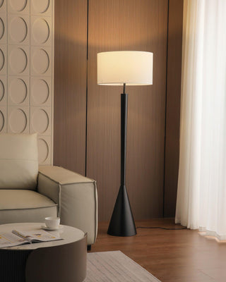 Colton Mid-Century Modern Iron Floor Light