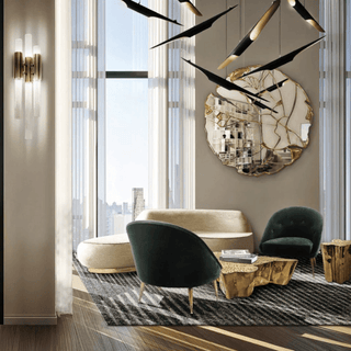 Vexel Sculptural Metal Pendant Light