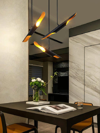 Vexel Sculptural Metal Pendant Light