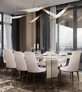 Vexel Sculptural Metal Pendant Light