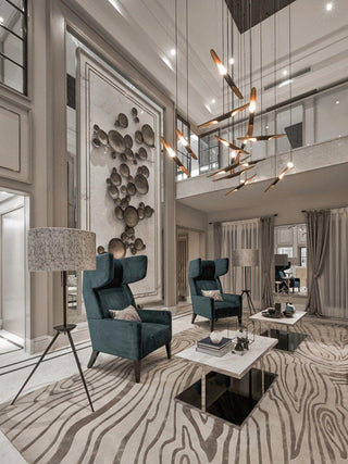 Vexel Sculptural Metal Pendant Light