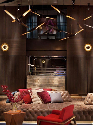 Vexel Sculptural Metal Pendant Light