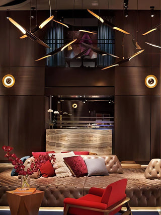 Vexel Sculptural Metal Pendant Light