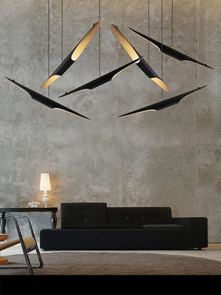 Vexel Sculptural Metal Pendant Light