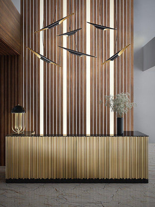 Vexel Sculptural Metal Pendant Light