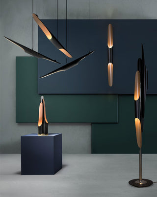 Vexel Sculptural Metal Pendant Light