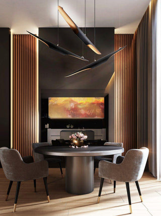 Vexel Sculptural Metal Pendant Light