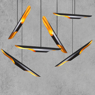 Vexel Sculptural Metal Pendant Light