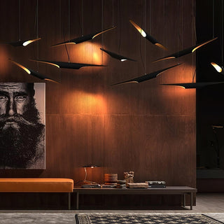 Vexel Sculptural Metal Pendant Light