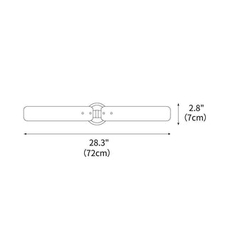 Sentry Minimalist Brass Wall Sconce