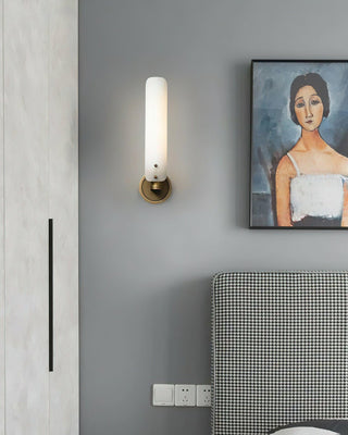 Sentry Minimalist Brass Wall Sconce